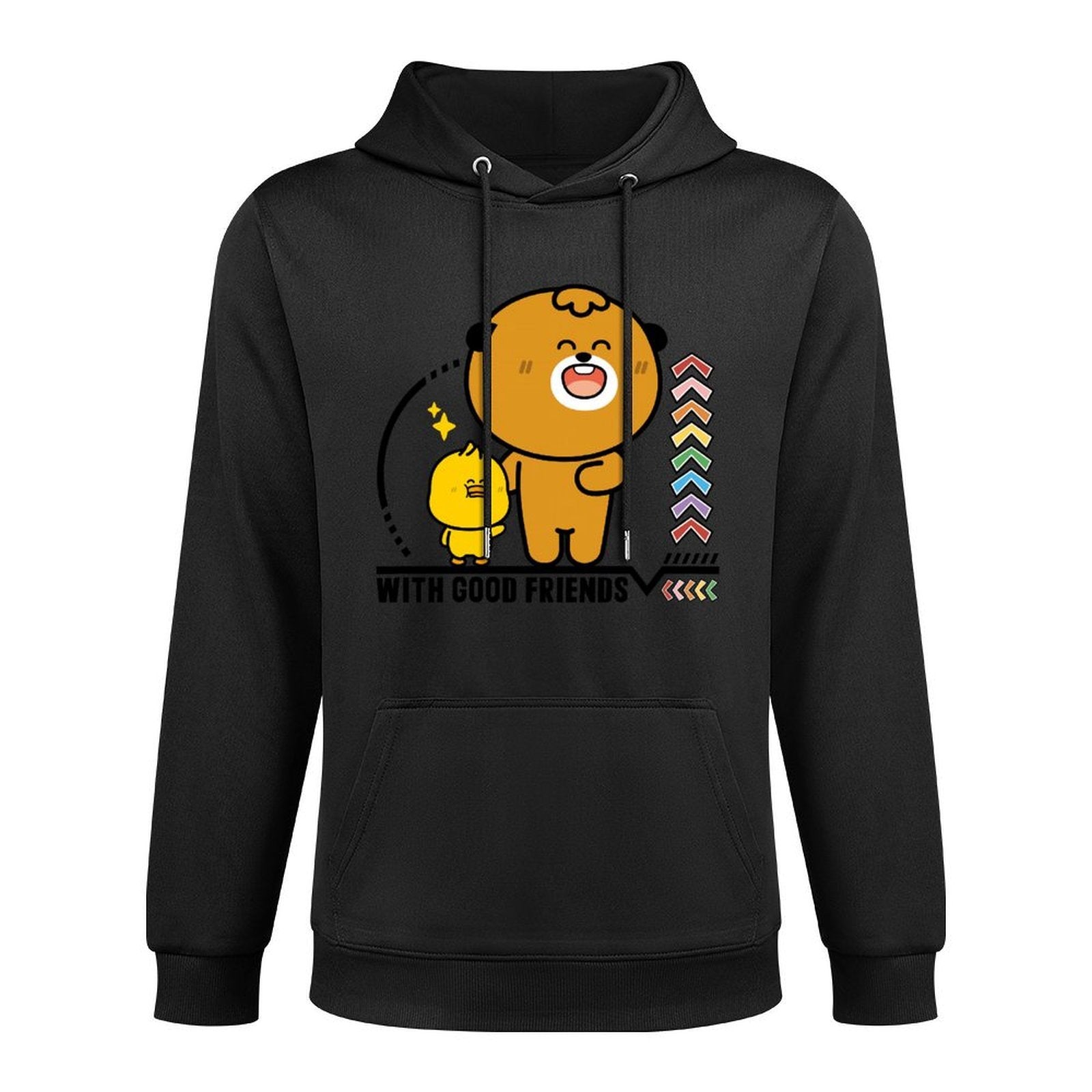 Front Graphic HoodiesDurable ComfortFit